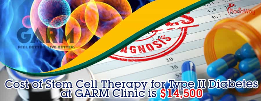 Stem Cell Therapy for Type II Diabetes by GARM Clinic in Roatan, Caribbean Islands Cost